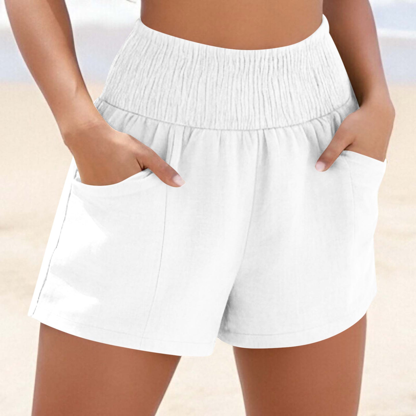 Breezy Drawstring Beach Shorts