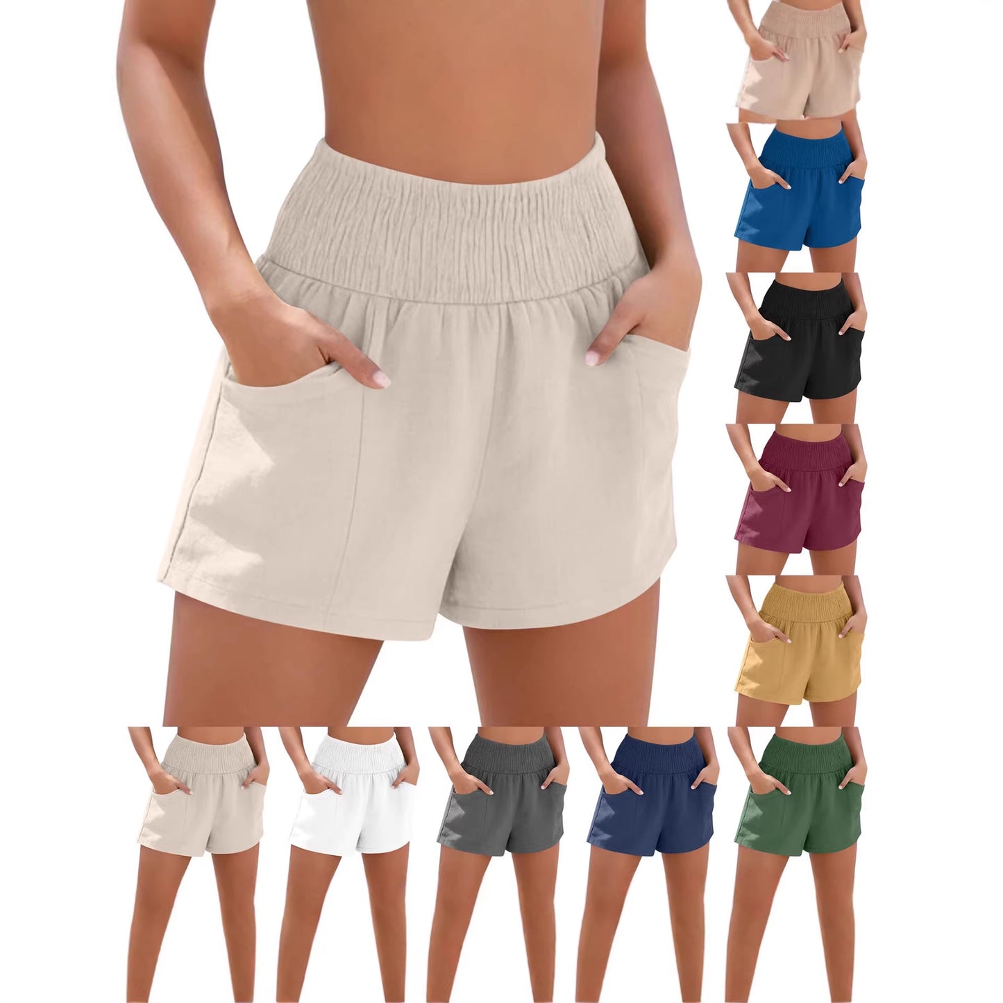 Breezy Drawstring Beach Shorts